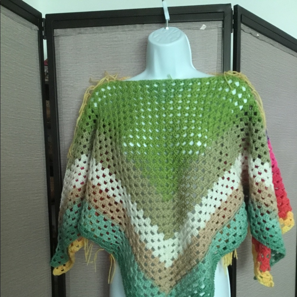 Handmade crocheted top